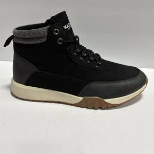 Steve Madden Men’s Haqqen Black Lace-Up Boots, Size 8.5 M